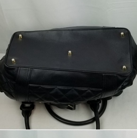 Burberry Beaton Black Quilted Leather Handbag Large - Picture 5 of 16